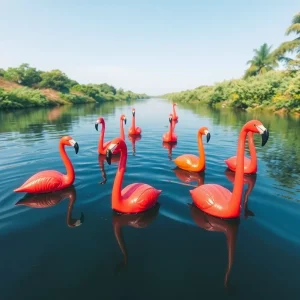 "Join the Flamingo Float Event in Tampa for Charity Fun!"