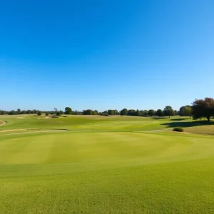 Golfer celebrating victory at a championship