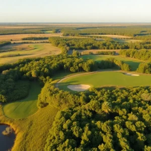 Rendering of Old Shores Golf Course in Florida Panhandle