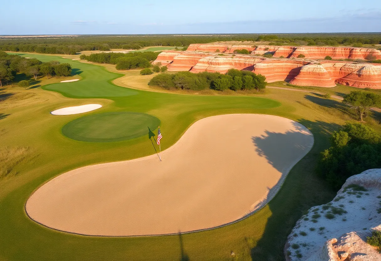 A picturesque view of the future Old Shores golf course in Florida.