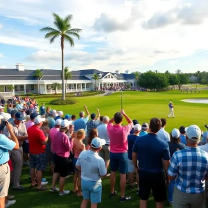 Fans enjoying THE PRO CUP golf event at Innisbrook Resort in Tampa Bay