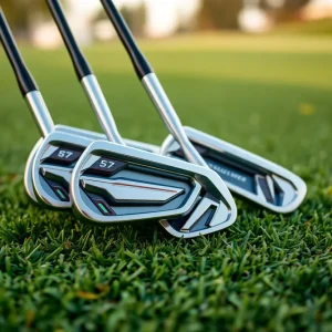 Four models of Callaway Elyte family irons with advanced technology