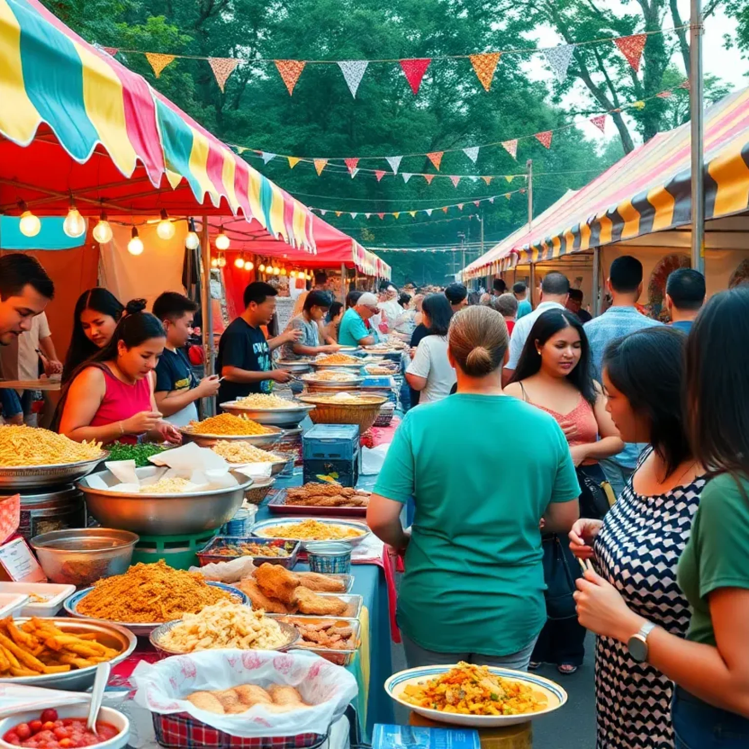 People enjoying culinary events in Florida