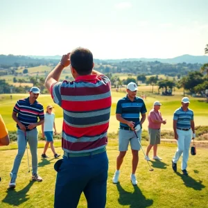 A global golf tournament featuring diverse players competing.