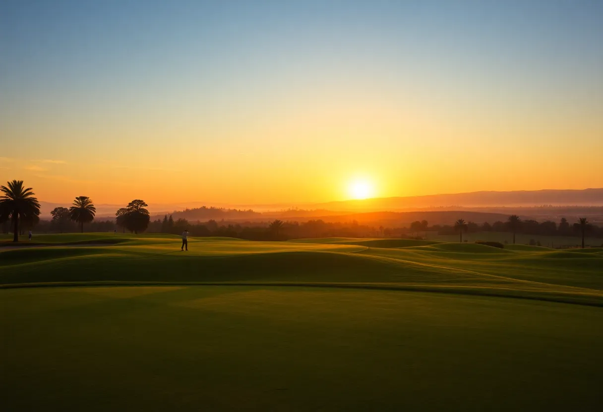 Stunning view of the Landmand Golf Club course