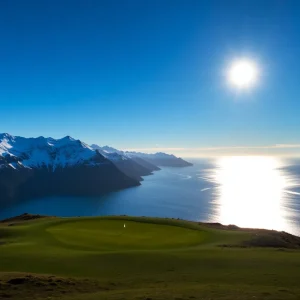 Lofoten Links golf course showcasing breathtaking views