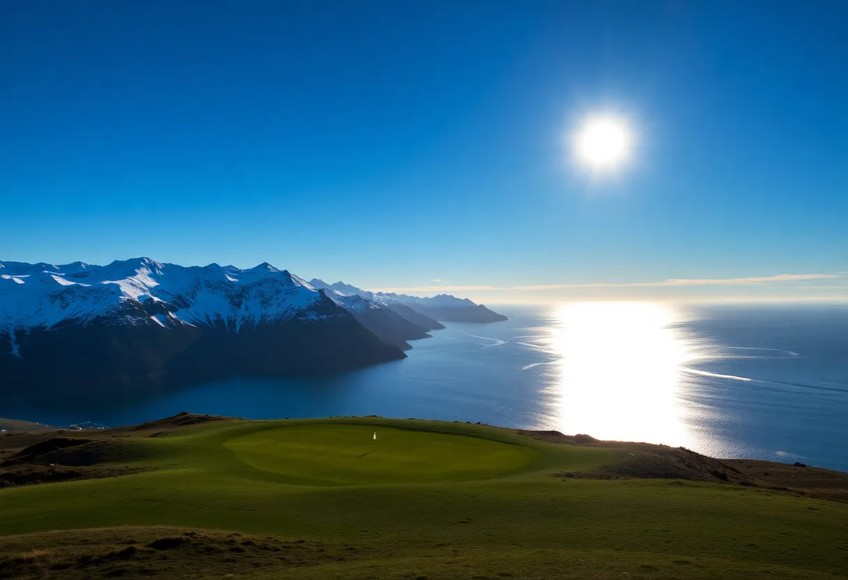 Lofoten Links golf course showcasing breathtaking views