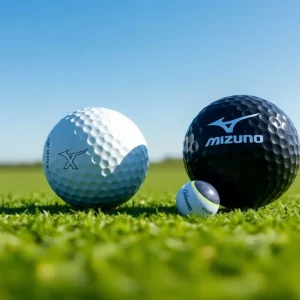 New Mizuno Pro X and Pro S golf balls on green grass