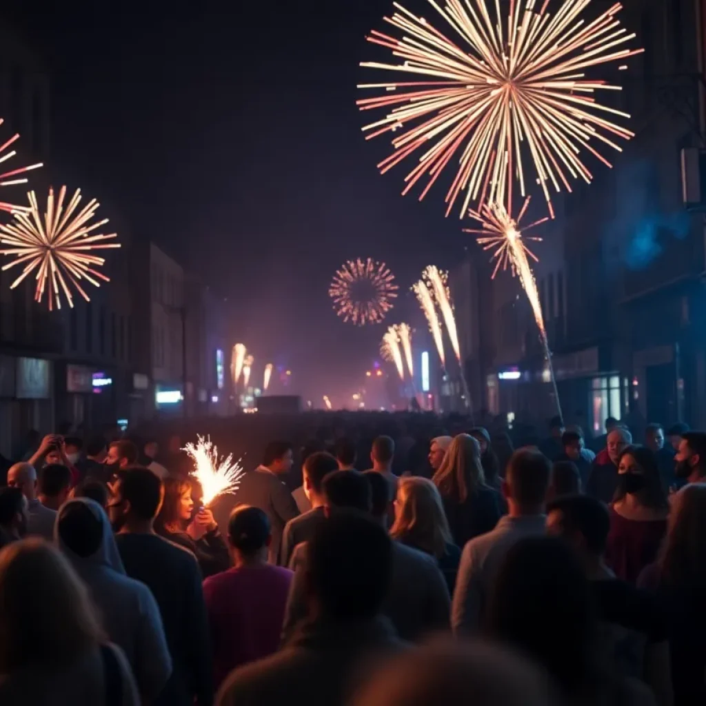 New Year's Celebration in New Orleans