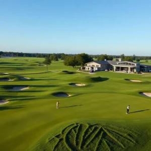 Aerial view of the renovated Seminole Legacy Golf Club course