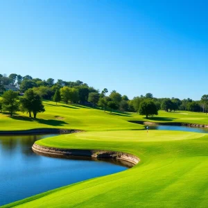 Scenic view of Shaker Run Golf Course