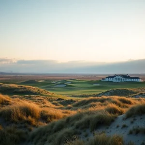 Artistic view of the new golf course at Streamsong Resort