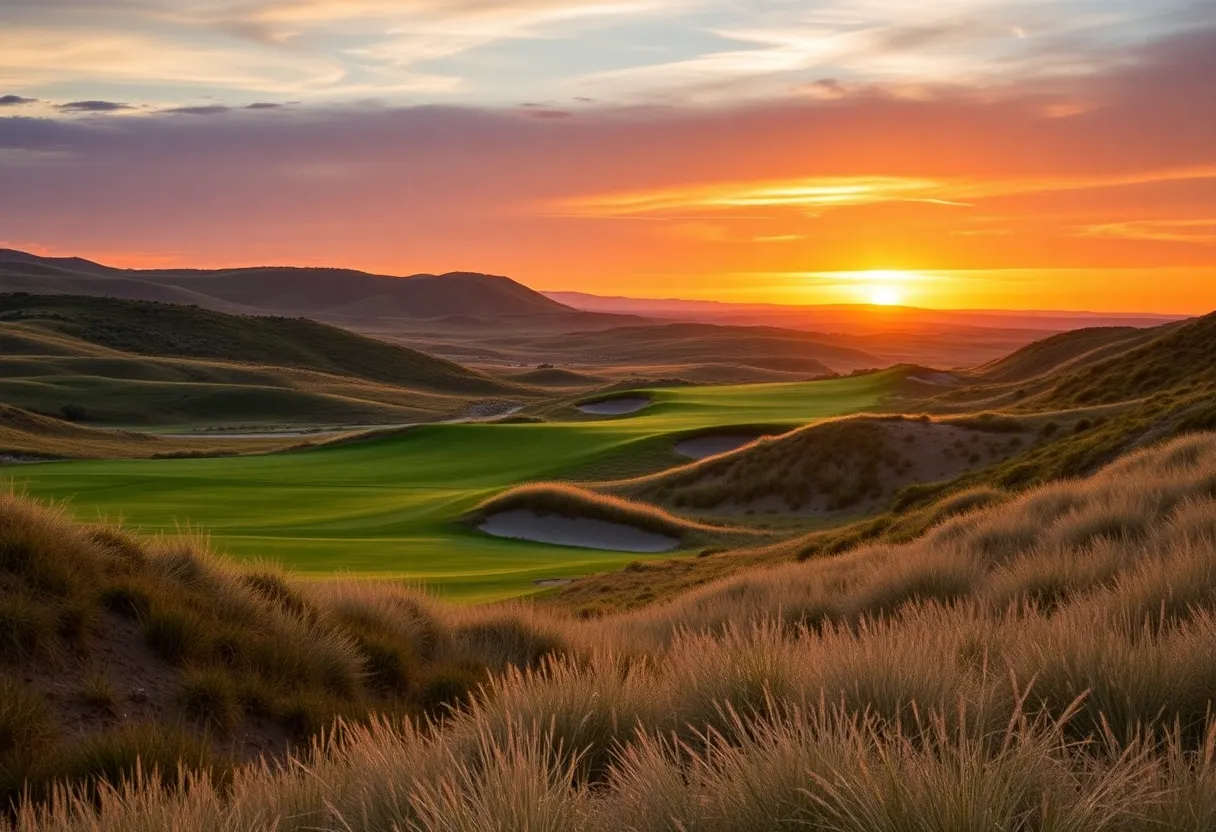 Construction site of a new golf course at Streamsong Resort