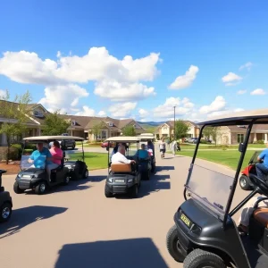 Vibrant retirement community in Sun City Center, Florida