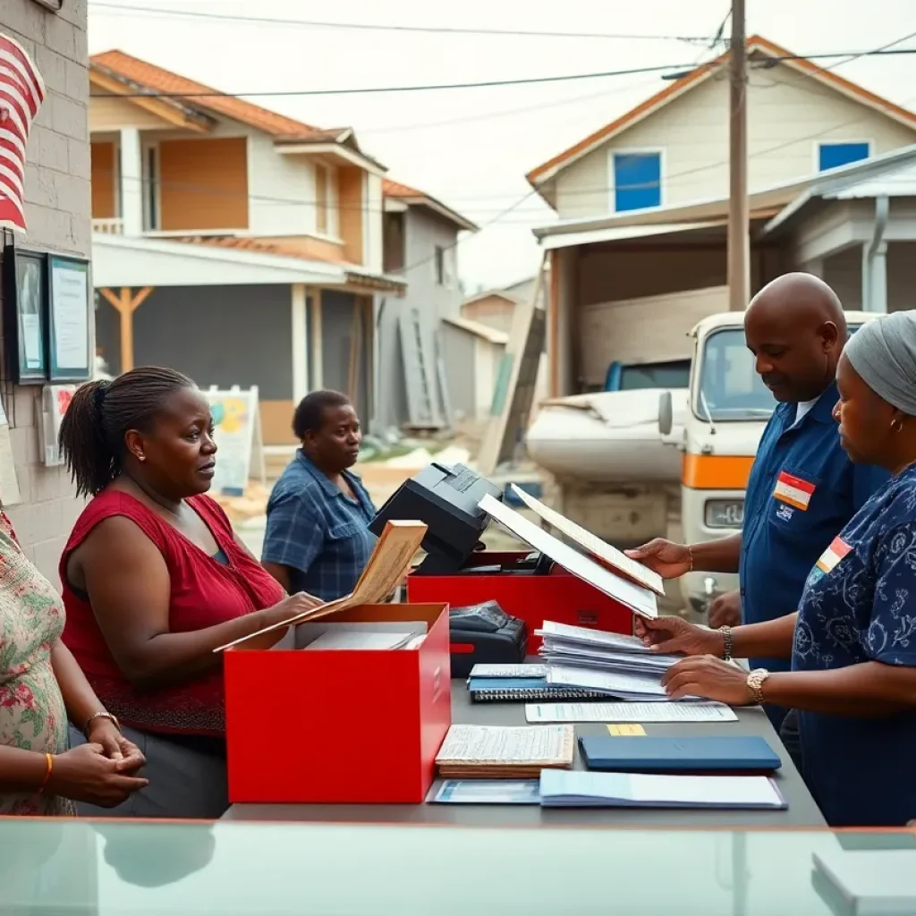 Tampa community postal service team working together