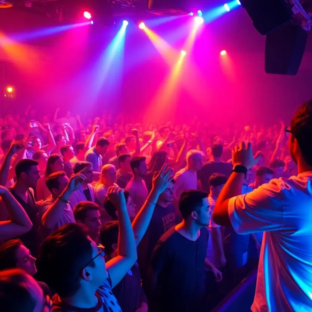 Crowd enjoying live music at a concert in Tampa