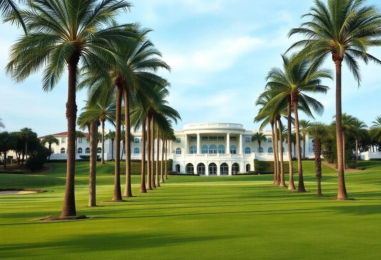 Doral Golf Club setup for the GOP retreat