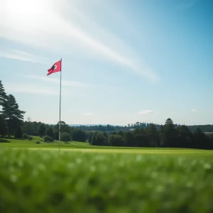 Close Up of a Beautiful Golf Course