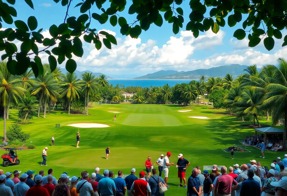 Scenic view of the Vidanta Vallarta golf course during the 2025 Mexico Open