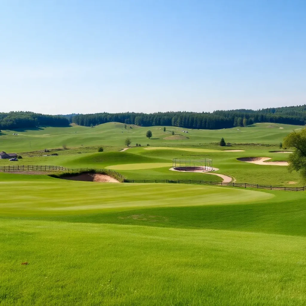 Construction of Battle Run Golf Course in Lincoln