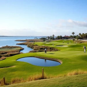 Challenging golf course at the Cognizant Classic