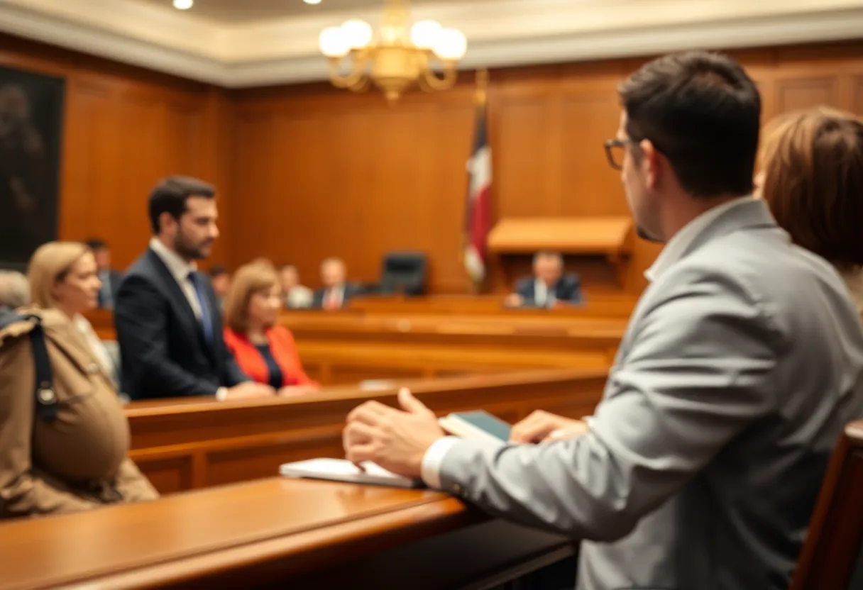 Oklahoma Courtroom Scene