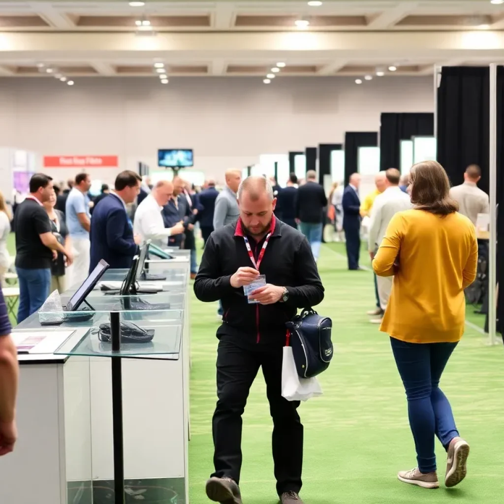 Attendees networking at the GCSAA Conference 2024 in Phoenix.