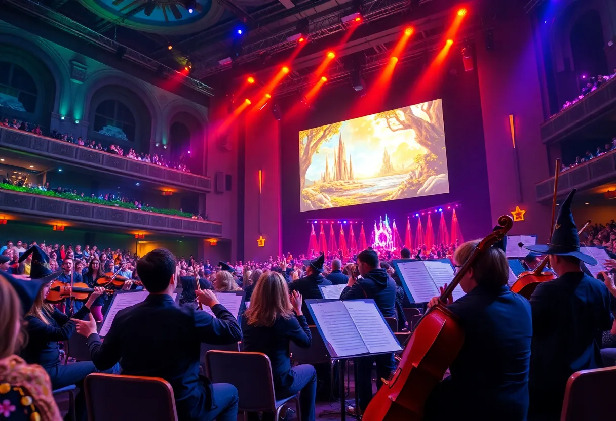 Audience enjoying the Harry Potter Film Concert