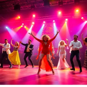 Dancers performing on stage at MJ the Musical in Tampa