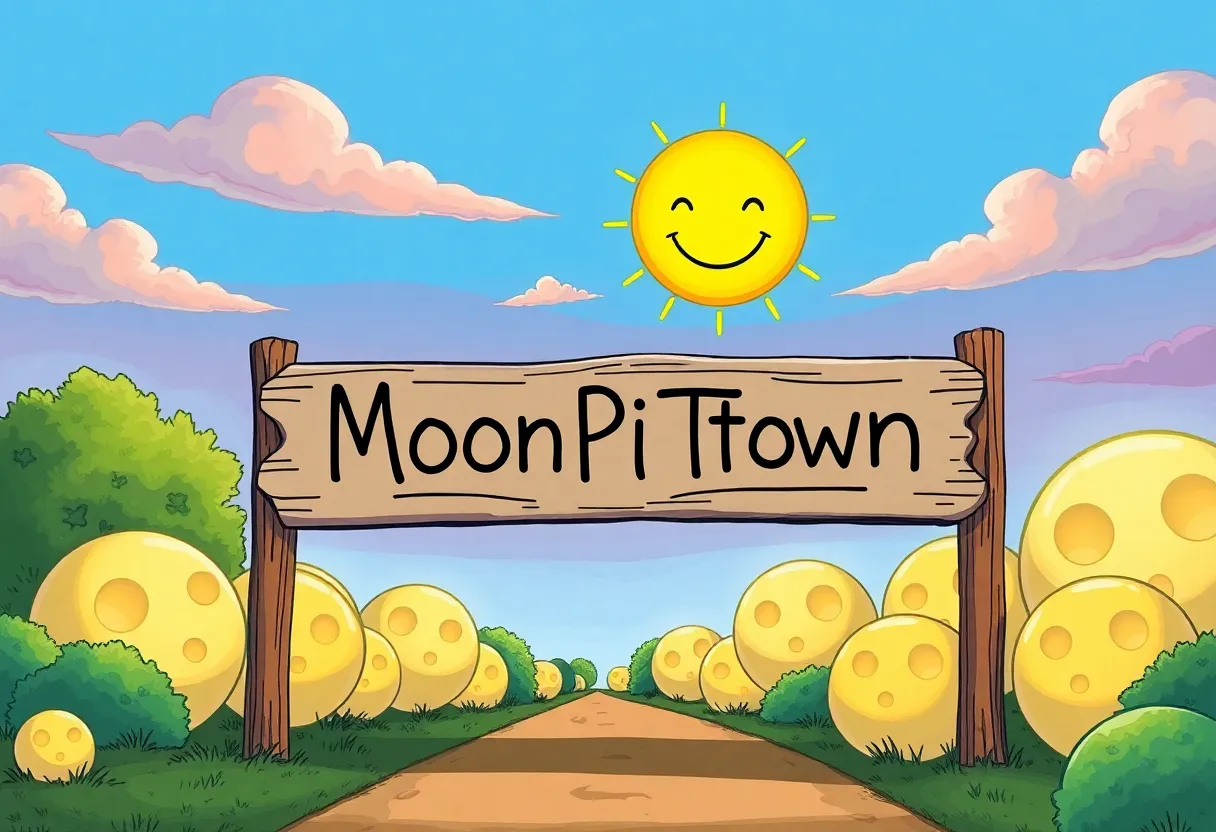 MoonPieTown Sign