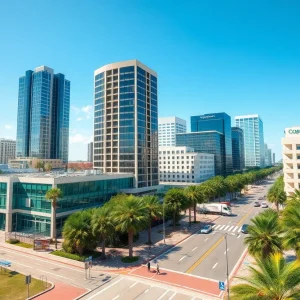 Tampa Bay urban landscape symbolizing economic growth