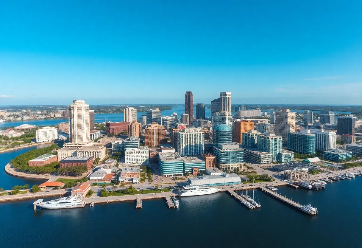 Vibrant skyline of Tampa Bay illustrating economic activity