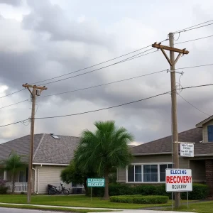 Houses in Tampa Bay under utility rate hikes due to hurricane recovery costs.