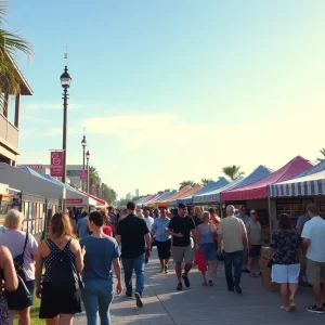 Festival scene in Tampa Bay showcasing various weekend activities.