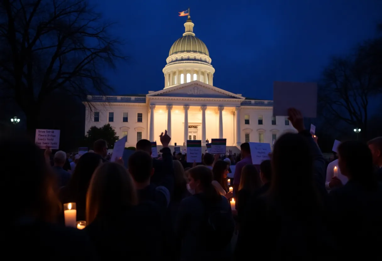 Vigil for Sam Nordquist