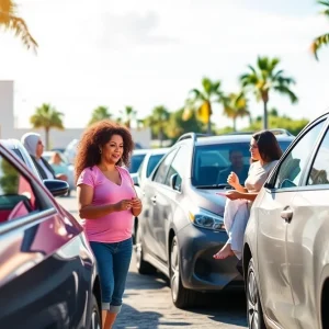 A community event in Tampa Bay for a nonprofit car assistance program.