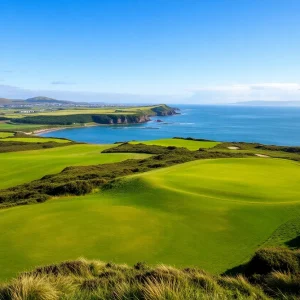 Scenic view of an Ayrshire golf course