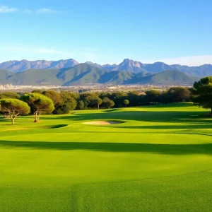 Beautiful landscape of Camiral Golf & Wellness Resort in Barcelona