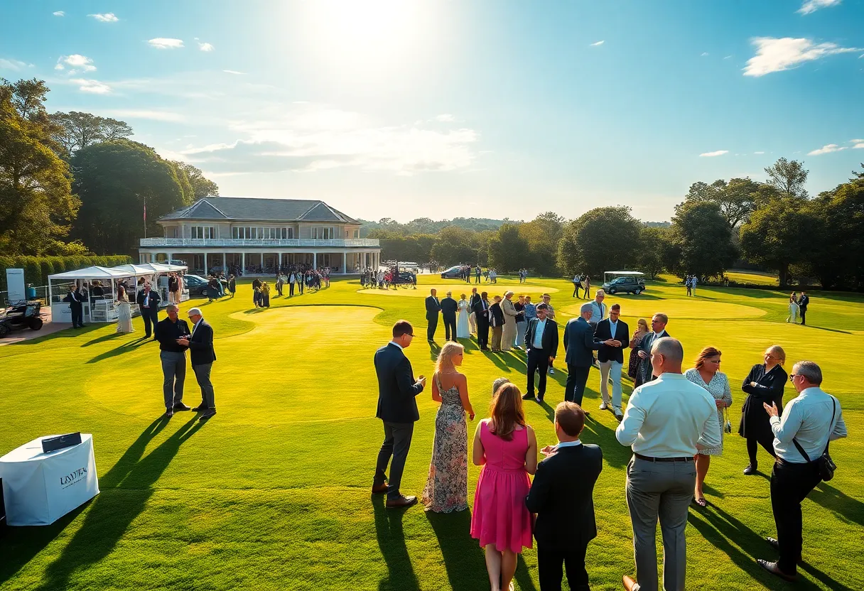 Networking event during Elevate Golf 2025 in St Andrews