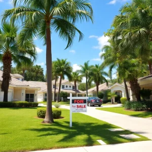 Residential homes for sale in a Tampa neighborhood