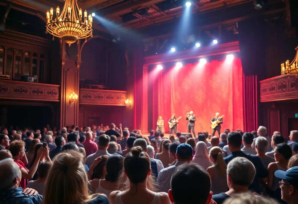 Jeremy Camp performing live concert at Tampa Theatre