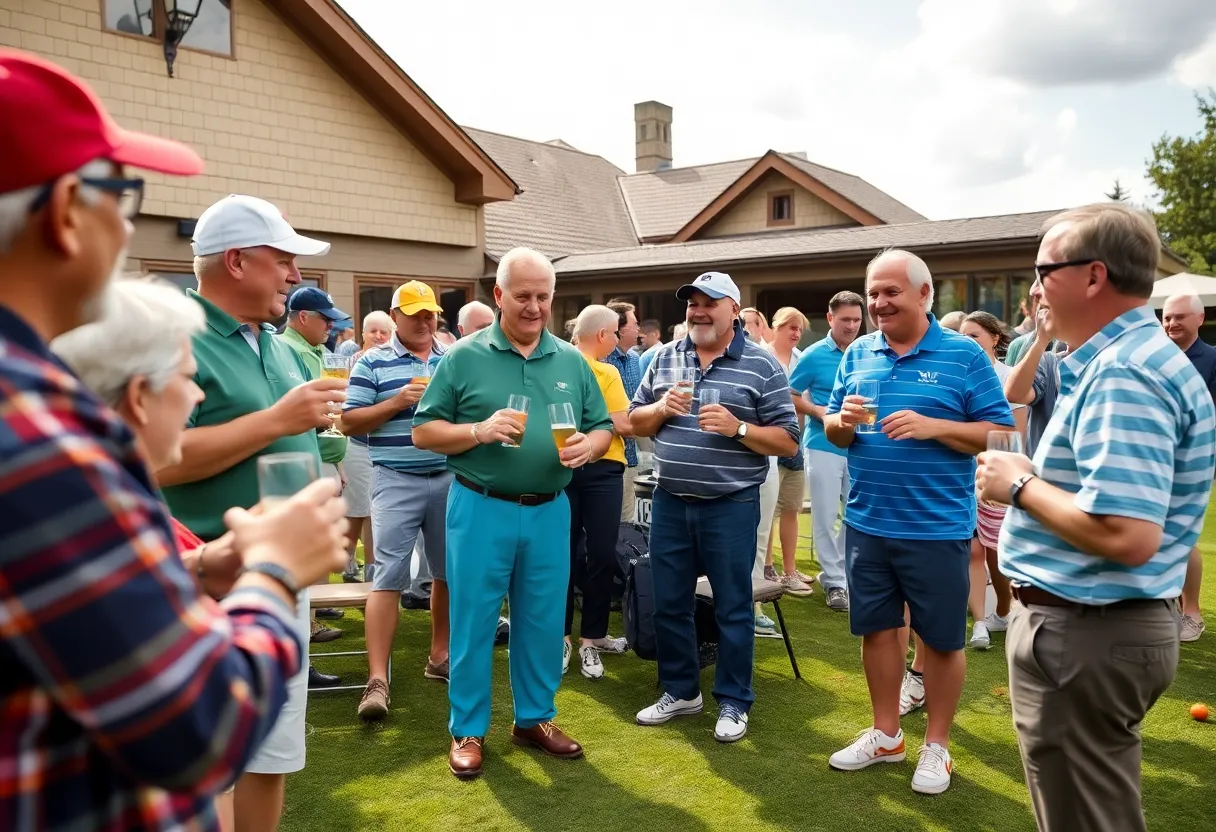 Golfers enjoying a friendly game at Metropolitan Golf Club