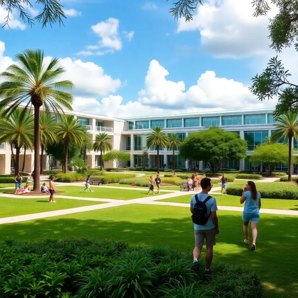 Scenic view of New College of Florida campus