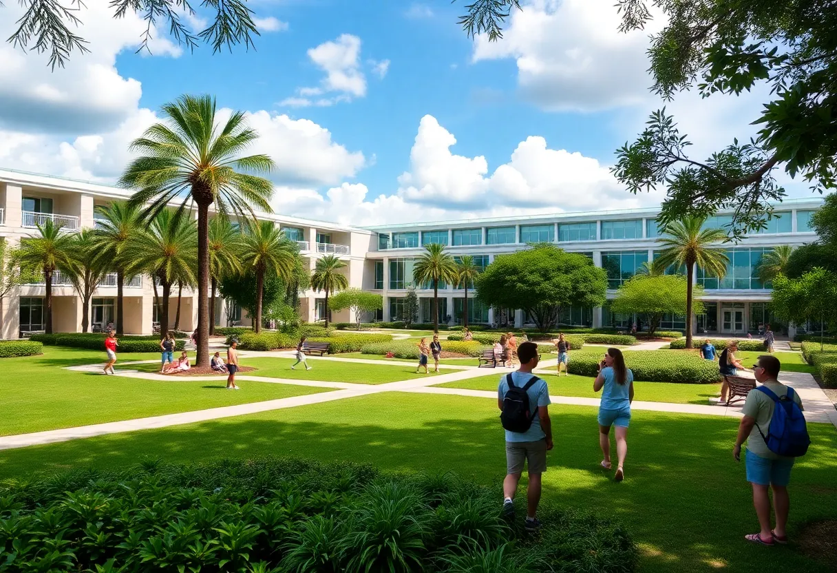 Scenic view of New College of Florida campus