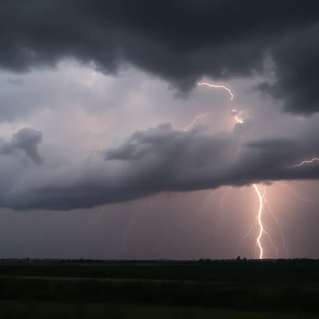 Severe Thunderstorm in Midwest