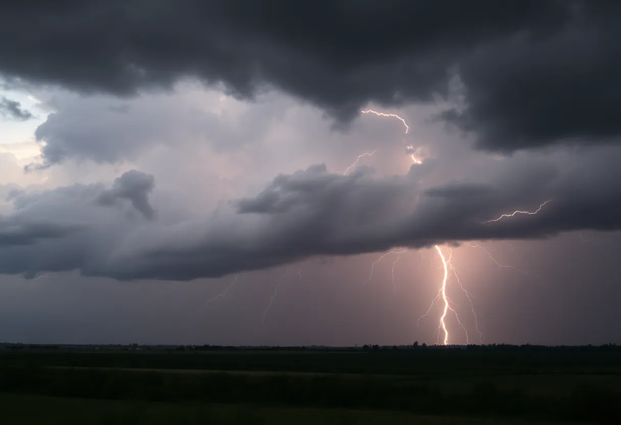 Severe Thunderstorm in Midwest