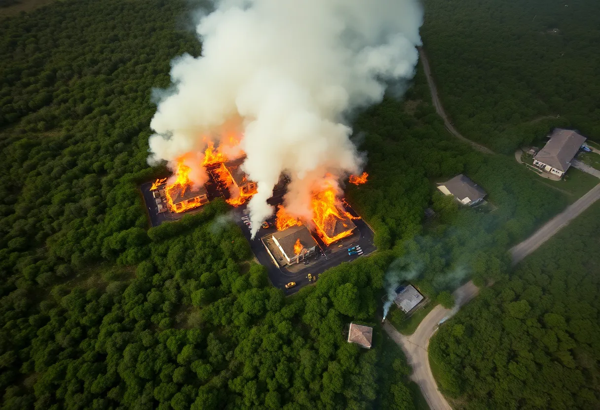 Brush Fire in South Miami-Dade