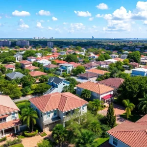 Overview of Tampa Bay residential neighborhoods with homes for sale