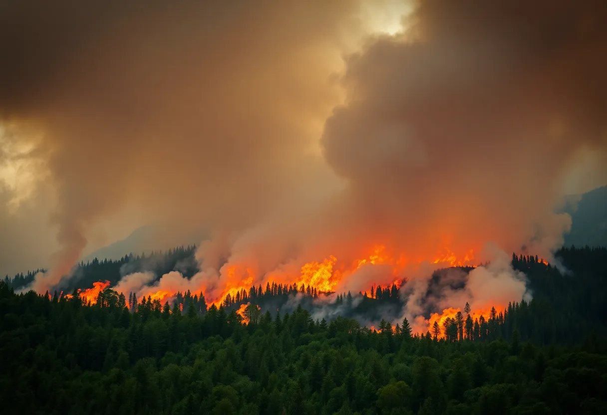 Wildfires in the Carolinas and New Jersey