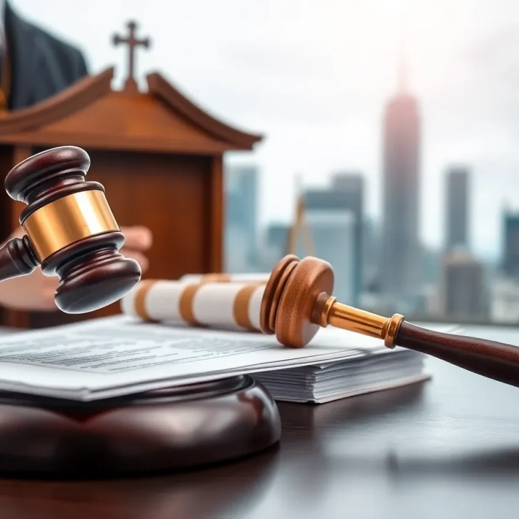 Courtroom Scene